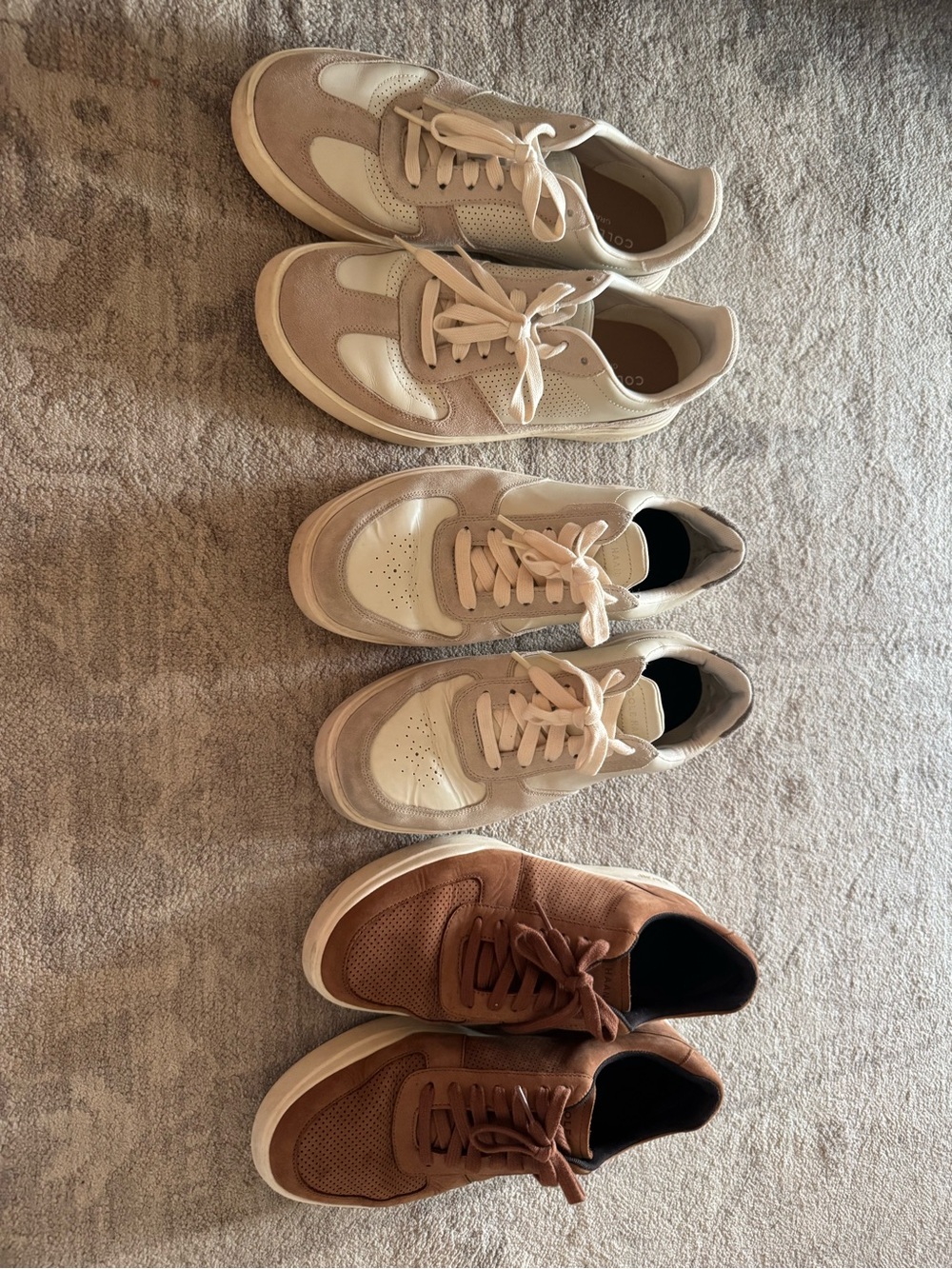 Cole Haan Beige and Tan Men's Sneakers